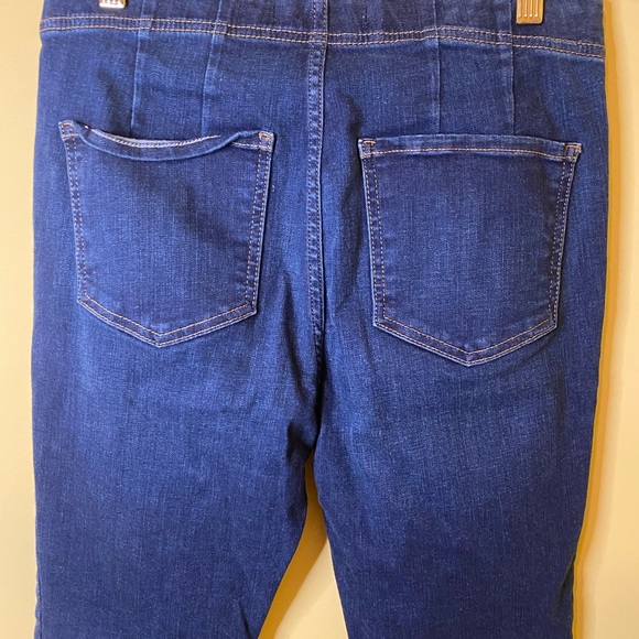 Free People Jeans High Rise Medium Dark Wash Skinny Jeans Size 30 - Picture 6 of 7